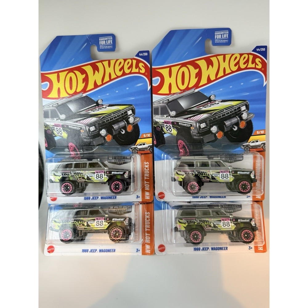 2025 HOT WHEELS {{ ZAMAC }} 1988 JEEP WAGONEER   Bent Top Hanger FREE SHIPPING!